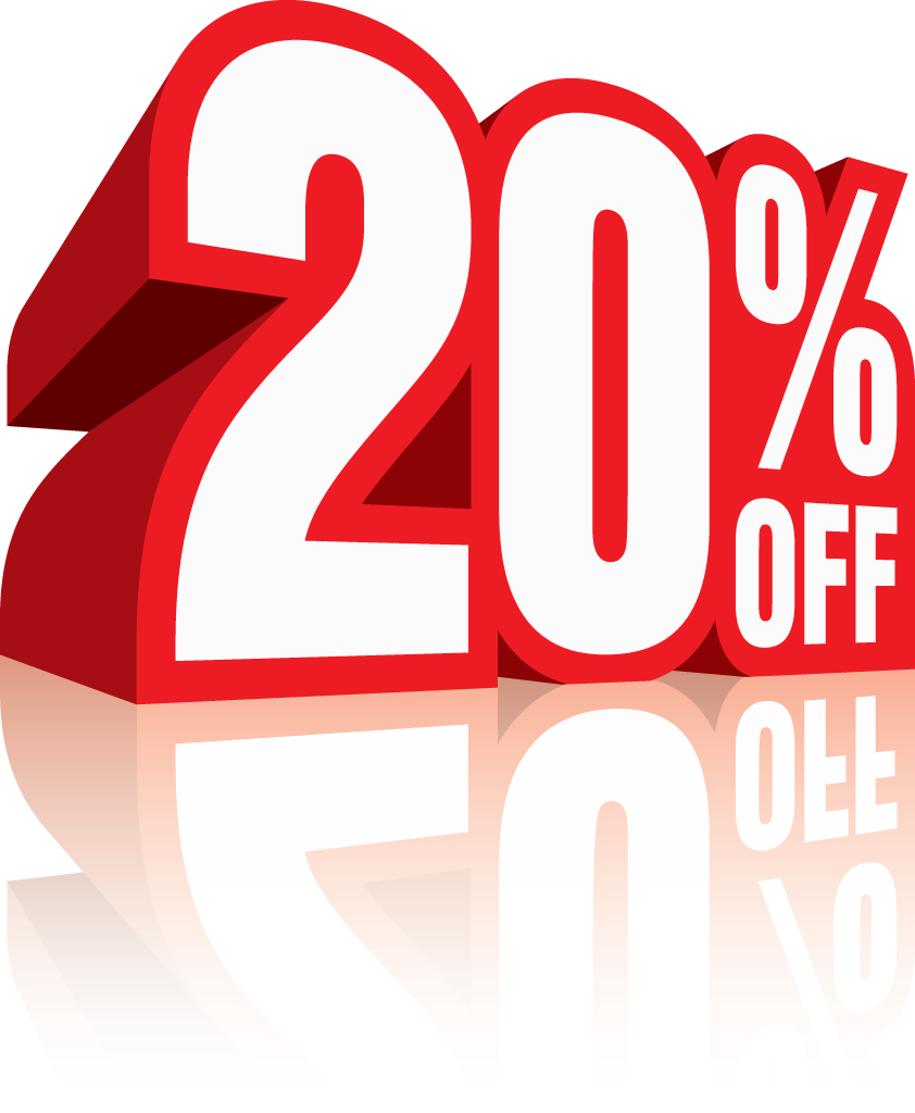 20% скидка