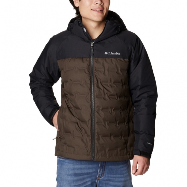 Куртка пуховая мужская Grand Trek II (коричневая)