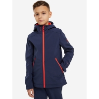 Куртка софтшелл для мальчиков (синий/оранжевый)
