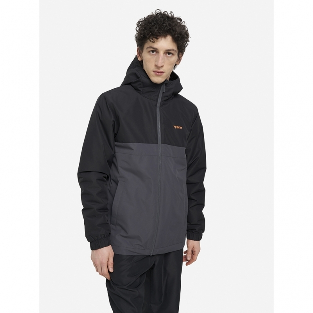 Куртка утепленная мужская Termit (черно-серая)