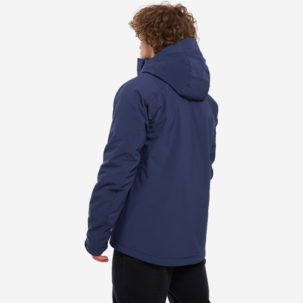 Куртка утепленная мужская (темно-синяя)