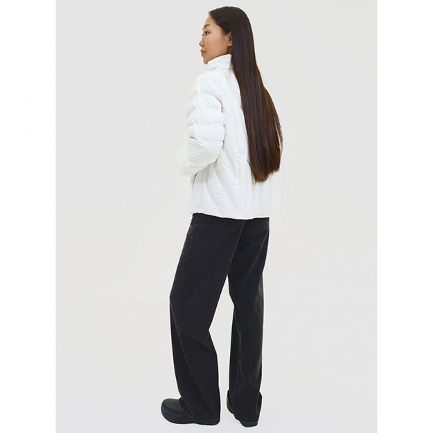 Куртка женская ALAGIR (бело-серебристая)