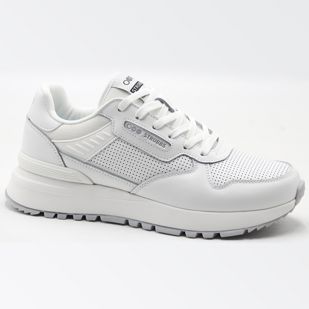 STROBBS кроссовки мужские белые