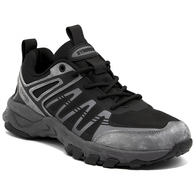 STROBBS OUTDOOR кроссовки мужские черные