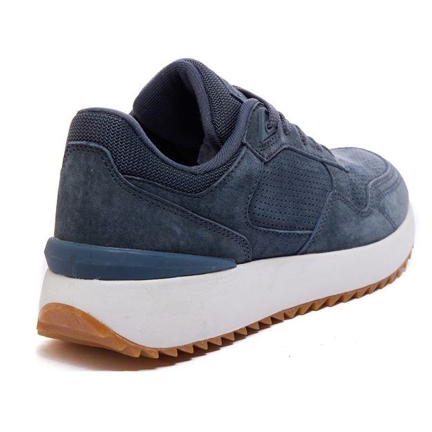 Кроссовки Strobbs из натуральной замши (синие)