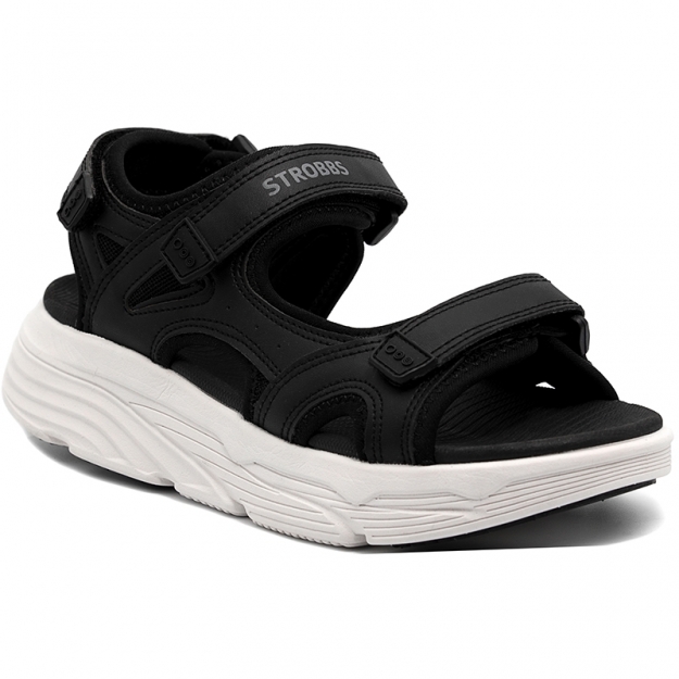 Женские сандалии для активного отдыха (черные)