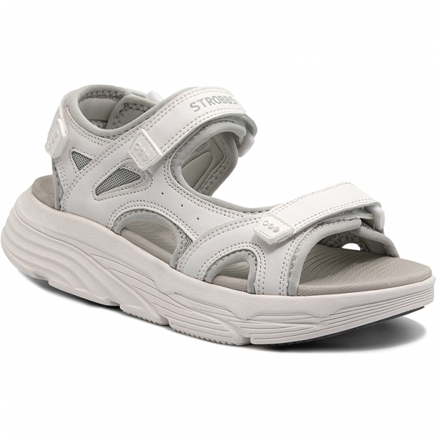 Женские сандалии для активного отдыха (белые)