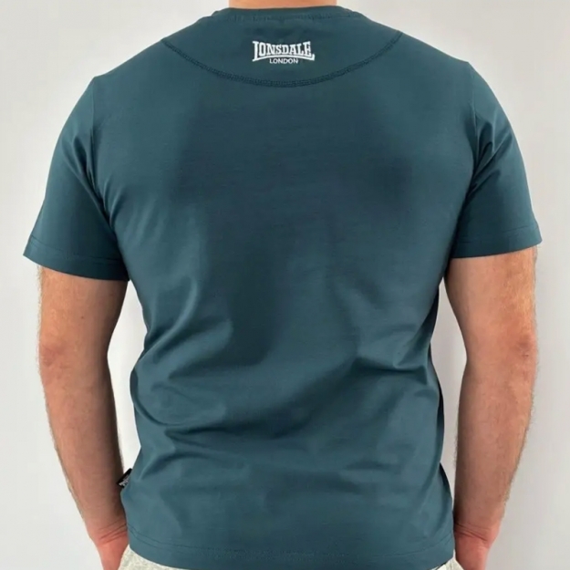 Футболка мужская Lonsdale Classic Logo (аквамарин)