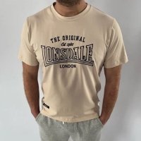 Футболка мужская Lonsdale Classic Logo (капучино)