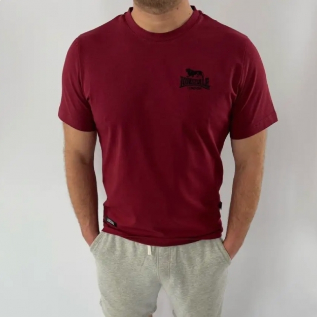 Футболка мужская Lonsdale Small Logo (бордо)