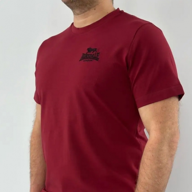 Футболка мужская Lonsdale Small Logo (бордо)