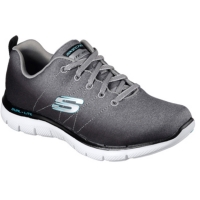Кроссовки женские FLEX APPEAL 2.0 Ombre Skechers (черный/серый)