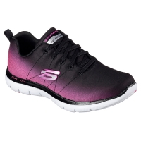 Кроссовки женские FLEX APPEAL 2.0 Ombre Skechers (черный/розовый)