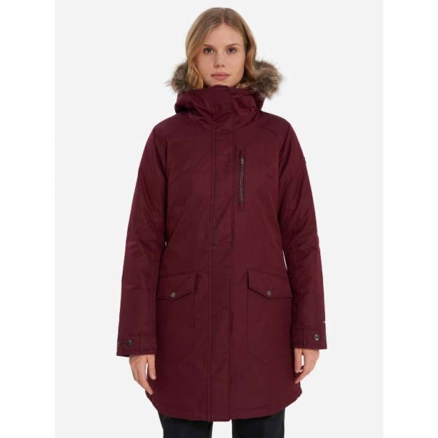 Куртка женская Suttle Mountain™ Long Insulated Jacket бордовый